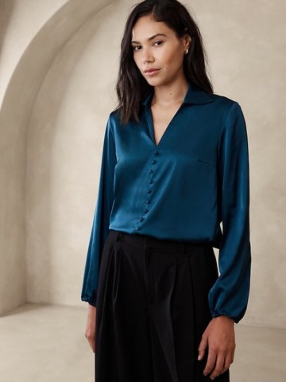 Banana Republic - silk blouse
